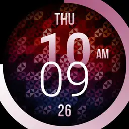 time only in dark mode