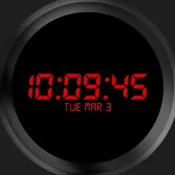 red digital watch898