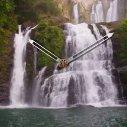 cascading waterfalls