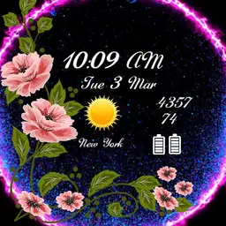 flower image with gif background
