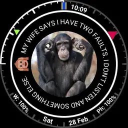 My wife says...