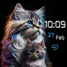 two cats