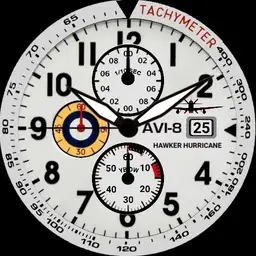 AVI-8 Classic Chrono White Dial