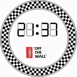 wall Red black white nina