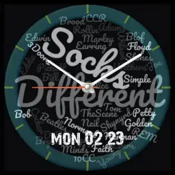 different socks watchface