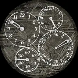Brute METEORITE 24h Regulator Split Time Watch