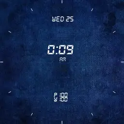 clean blue nice and simple