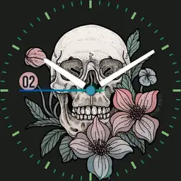 skull flower