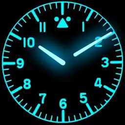 BlueGlow Pilot Lumi Watch