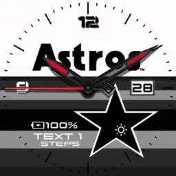 Astros Retro Monochrome Red