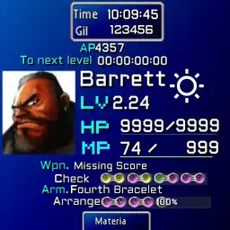 Final Fantasy 7 FF7 Barrett