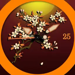 Orange Floral
