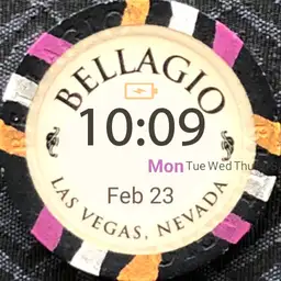 Bellagio Poker Chip watch