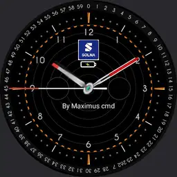 Solna analog simple watchface
