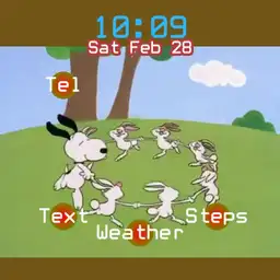 Snoopy Bunny gif