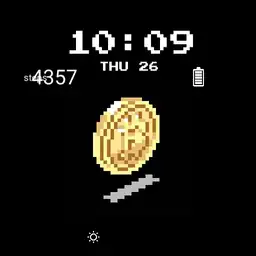Rotating Bitcoin BTC