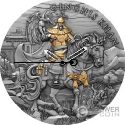 Silver, Genghis Khan, Niue, 2025, 310 Euros