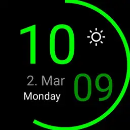 Digital Offset Battery Colored