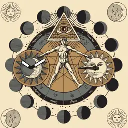 Vitruvius Zodiac with Hands