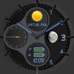 Simple Grey Chrono