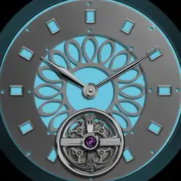Tourbillon Floral Themed