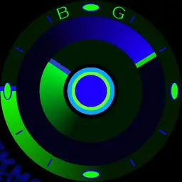 Green and Blue