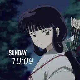 Lady kikiyo , anime , inuyasha , girl , kawaii , miko