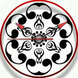 Kaleidoscopic pattern BW