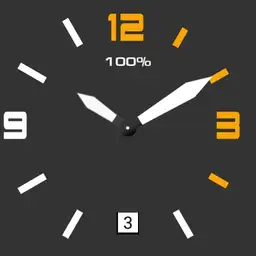 orange towerclock