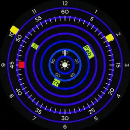 D.G. Watches Blue Circles