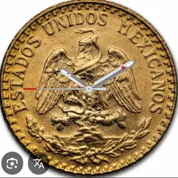 Gold, 2 Mexican Pesos