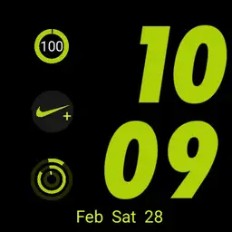 apple watch face type Nike sports