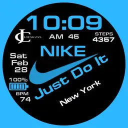 Blue Nike