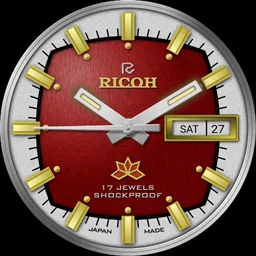 Red Dial Ricoh Mechanical C.1970s