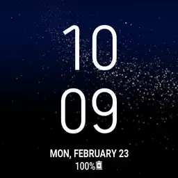 Samsung Galaxy S8 AOD for Square Watches v2 24hr