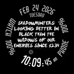 Shadowhunter Motto