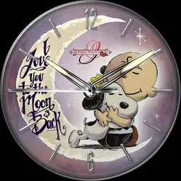 Snoopy I Love you 3fach Dim Tageszeit