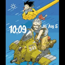 Bulma & Goku Flying