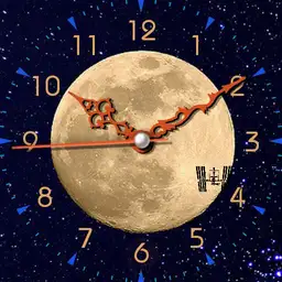 moon with ISS transit