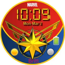 Captain Marvel watch Copy