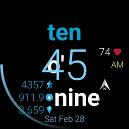 minimal function watch face 1.0