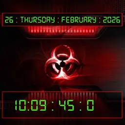 Nuclear Wallpaper Timer Watch