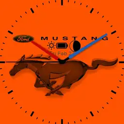 Mustang orange