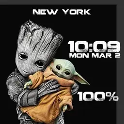 Groot and Grogu