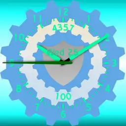 Green and blue
