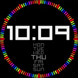 rainbow watchface