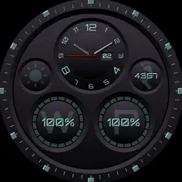 V3 Single Face Circle Purple