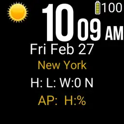 Digital Weather Watch