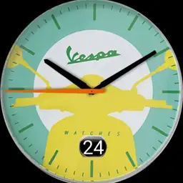 Vespa green yellow