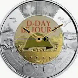 Bi-metallic, 75th D Day Anniv. , Canada, 2019